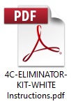 4C-ELIMINATOR-KIT-WHITE Instructions